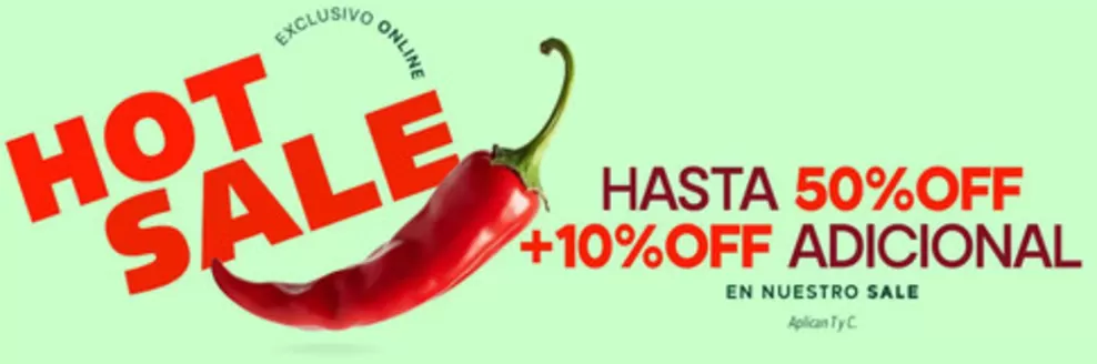 Catálogo RAGGED | Hot Sale Hasta 50% OFF +10% OFF Adicional | 2026-10-20T00:00:00.000Z - 2026-10-25T00:00:00.000Z