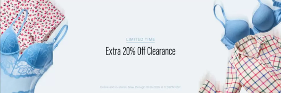 Catálogo La Senza | Extra 20% Off Clearance | 2026-10-20T00:00:00.000Z - 2026-10-26T00:00:00.000Z