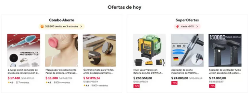 Catálogo Ali Express | Ofertas del día | 2026-10-20T00:00:00.000Z - 2026-10-20T00:00:00.000Z