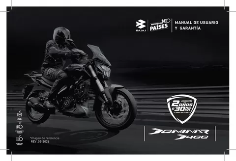 Catálogo Bajaj | Manual dominar 400 2026 | 2026-10-21T00:00:00.000Z - 2026-11-04T00:00:00.000Z