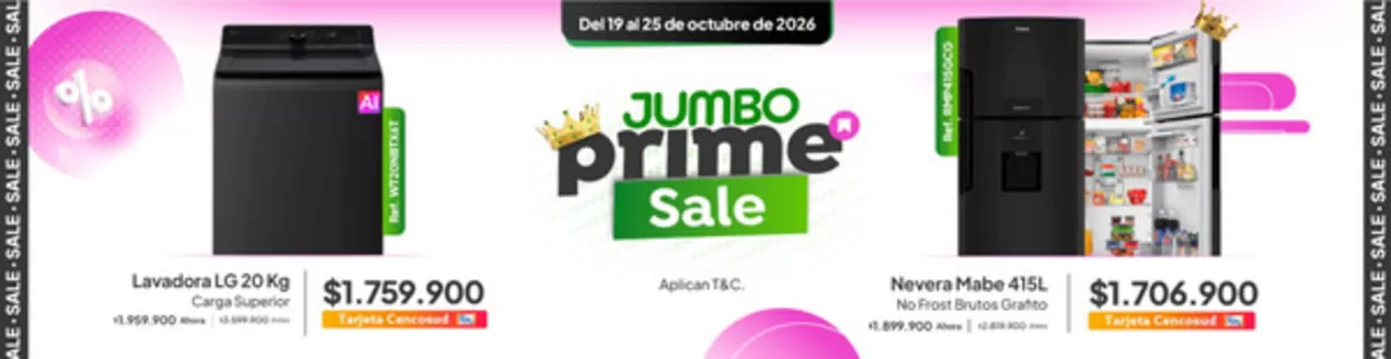 Catálogo Jumbo en Yondó | Ofertas Jumbo | 2026-10-19T00:00:00.000Z - 2026-10-25T00:00:00.000Z