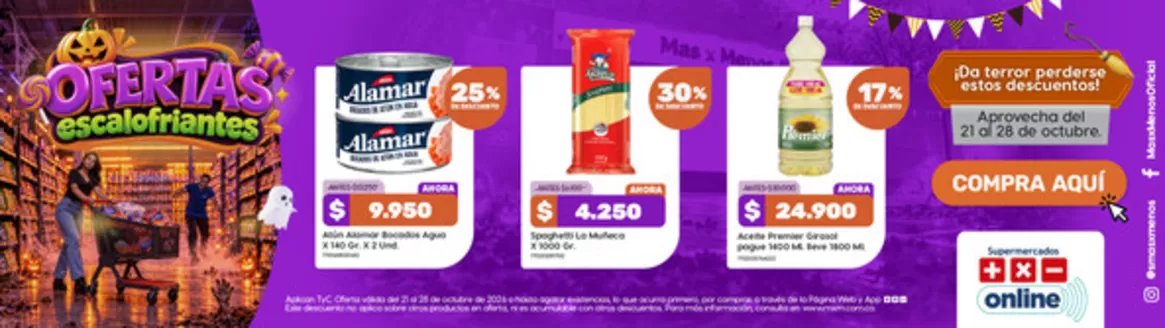 Catálogo Más x Menos | Ofertas principales y descuentos | 2026-10-21T00:00:00.000Z - 2026-10-28T00:00:00.000Z