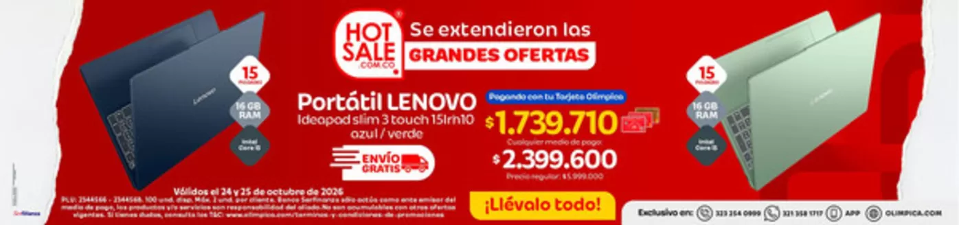 Catálogo Olímpica | Ofertas para cazadores de gangas | 2026-10-24T00:00:00.000Z - 2026-10-25T00:00:00.000Z