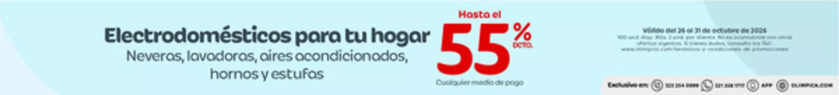 Catálogo Olímpica | Ofertas Olímpica | 2026-10-26T00:00:00.000Z - 2026-10-31T00:00:00.000Z