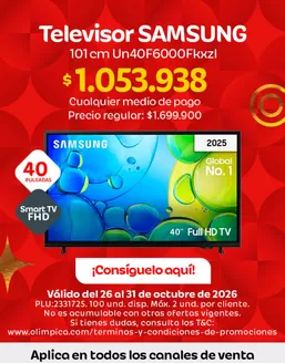 Catálogo Olímpica | Ofertas principales para todos los cazadores de gangas | 2026-10-26T00:00:00.000Z - 2026-10-31T00:00:00.000Z