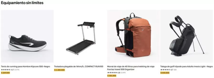 Catálogo Decathlon | Equipamiento sin límites | 2026-10-27T00:00:00.000Z - 2026-11-01T00:00:00.000Z