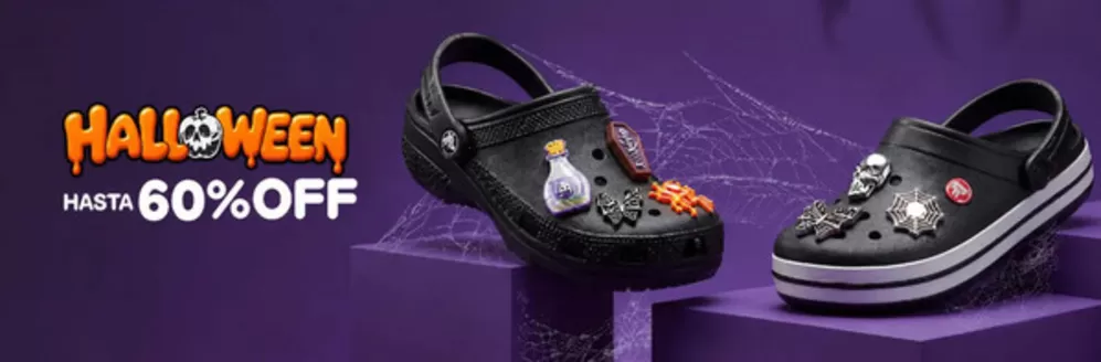Catálogo Crocs | Halloween Hasta 60% OFF | 2026-10-28T00:00:00.000Z - 2026-10-31T00:00:00.000Z