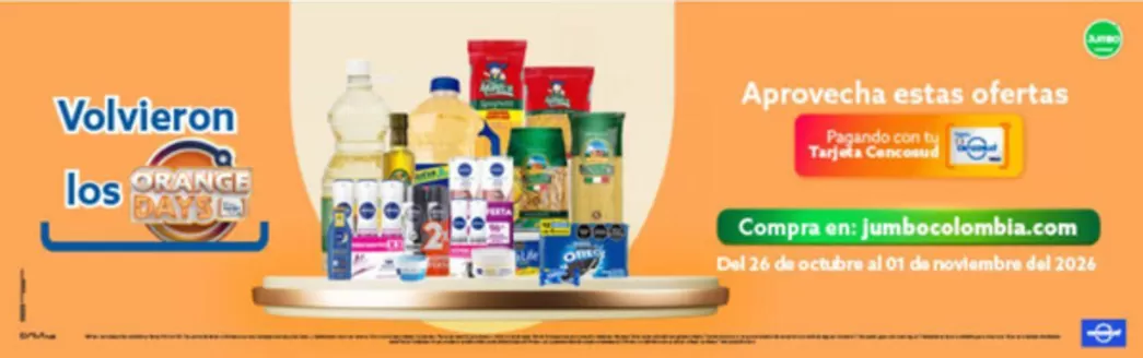 Catálogo Jumbo en Puente Aranda | Ofertas y promociones actuales | 2026-10-26T00:00:00.000Z - 2026-11-01T00:00:00.000Z