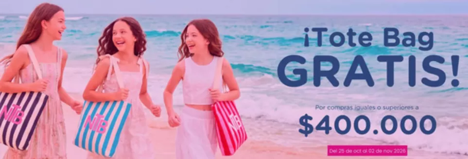 Catálogo Nauty Blue | Por compras iguales o superiores a $400.000, recibe una Tote Bag Gratis | 2026-10-28T00:00:00.000Z - 2026-11-02T00:00:00.000Z