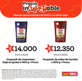 Catálogo Surtimax | Precio InSUPERable | 2026-10-28T00:00:00.000Z - 2026-12-25T00:00:00.000Z