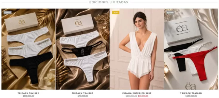 Catálogo EA Lingerie en Anapoima | Precios Especiales | 2026-10-29T00:00:00.000Z - 2026-11-01T00:00:00.000Z