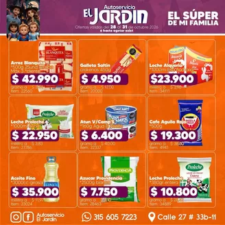 Catálogo Autoservicio El Jardín | Ofertas Autoservicio El Jardín | 2026-10-28T00:00:00.000Z - 2026-10-31T00:00:00.000Z