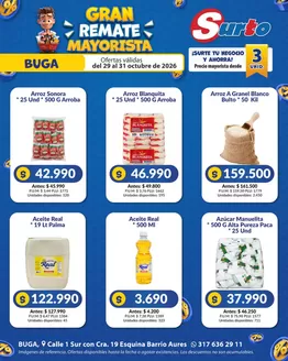 Catálogo Caribe Supermercados | Volante buga surto 1 | 2026-10-29T00:00:00.000Z - 2026-10-31T00:00:00.000Z