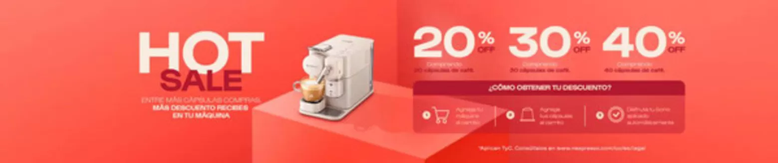 Catálogo Nespresso | Hot Sale Hasta 40% OFF | 2026-10-30T00:00:00.000Z - 2026-11-01T00:00:00.000Z