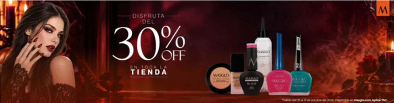 Catálogo Masglo | 30% OFF en toda la tienda  | 2026-10-30T00:00:00.000Z - 2026-10-31T00:00:00.000Z