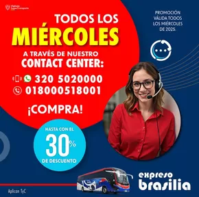 Catálogo Expreso Brasilia en Bogotá | Hasta 30% off | 2025-03-19T00:00:00.000Z - 2025-12-31T00:00:00.000Z