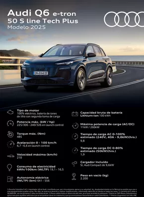 Catálogo Audi en Bogotá | Audi Q6 SUV e-tron. | 2025-03-25T00:00:00.000Z - 2026-03-25T00:00:00.000Z