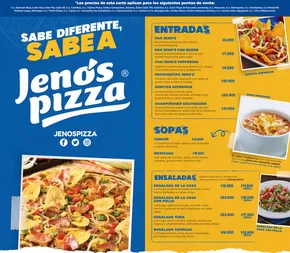 Catálogo Jeno's Pizza en Santa Marta | Menu Jeno's Pizza | 2025-04-03T00:00:00.000Z - 2025-09-30T00:00:00.000Z