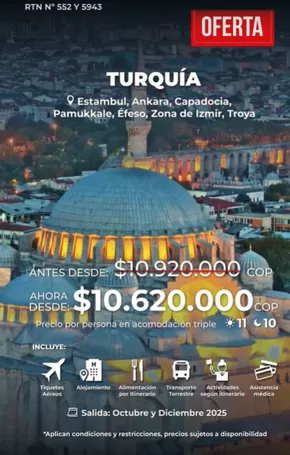 Catálogo AeroViajes Pacífico en Tuluá | Promociones | 2025-05-05T00:00:00.000Z - 2025-12-01T00:00:00.000Z