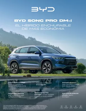 Catálogo Motorysa en Barranquilla | ¡Descubre nuestra nueva BYD Song Pro DM-i! | 2025-05-05T00:00:00.000Z - 2026-05-05T00:00:00.000Z