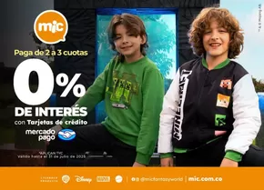 Catálogo MIC en Medellín | 0% de Interes | 2025-05-21T00:00:00.000Z - 2025-07-31T00:00:00.000Z