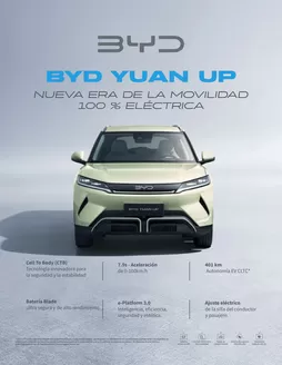 Catálogo Motorysa | BYD Yuan UP: la nueva era de la movilidad. | 2025-06-17T00:00:00.000Z - 2026-06-17T00:00:00.000Z