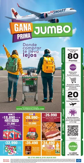 Catálogo Jumbo en Palmira | Gana Prima Catalogo | 2025-06-27T00:00:00.000Z - 2025-07-20T00:00:00.000Z
