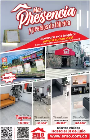 Catálogo Materiales EMO en Pereira | Catalogo EMO 2 | 2025-07-01T00:00:00.000Z - 2025-07-31T00:00:00.000Z