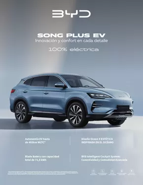 Catálogo Motorysa en Barranquilla | Camioneta BYD Song Plus EV, estética oceánica, presencia elegante. | 2025-07-03T00:00:00.000Z - 2026-07-03T00:00:00.000Z