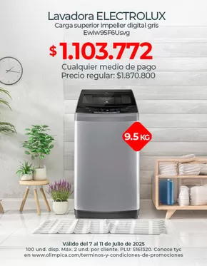 Catálogo Olímpica en Cartago | Ahorra ahora con nuestras ofertas | 2025-07-07T00:00:00.000Z - 2025-07-11T00:00:00.000Z