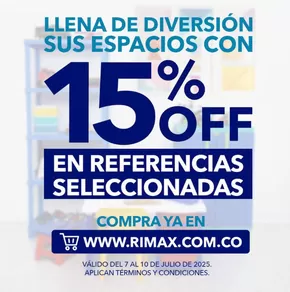 Catálogo Rimax en Barranquilla | Hasta 15% off | 2025-07-07T00:00:00.000Z - 2025-07-10T00:00:00.000Z