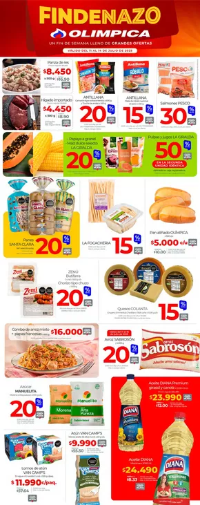 Catálogo Olímpica en Bello | Ofertas principales y descuentos | 2025-07-11T00:00:00.000Z - 2025-07-14T00:00:00.000Z