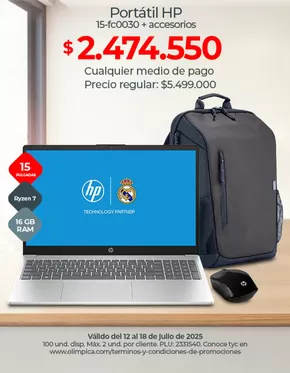 Catálogo Olímpica en Ibagué | Nuevas ofertas para descubrir | 2025-07-12T00:00:00.000Z - 2025-07-18T00:00:00.000Z