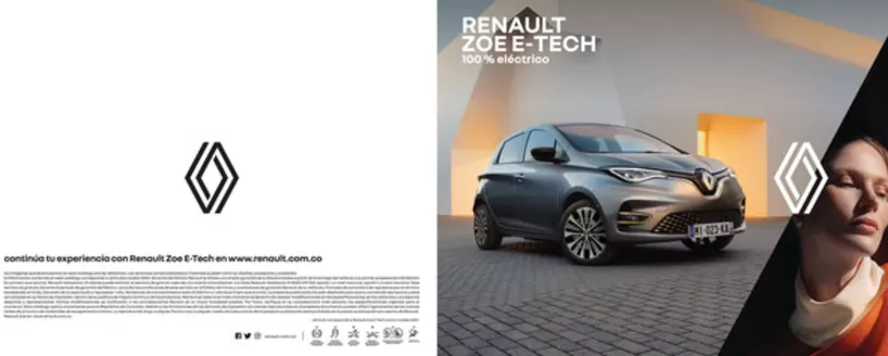 Catálogo Renault en Bogotá | Renault Zoe E-Tech Eléctrico | 2025-07-13T00:00:00.000Z - 2026-07-13T00:00:00.000Z