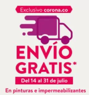 Catálogo Tienda Cerámica Corona | Envio Gratis  | 2025-07-18T00:00:00.000Z - 2025-07-31T00:00:00.000Z