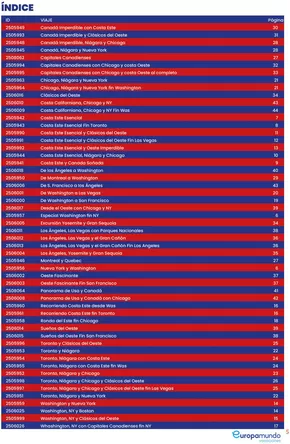 Catálogo EuropaMundo en Ciénaga de Oro | USA y Canadá - Catalogo Europamundo | 2025-07-23T00:00:00.000Z - 2025-08-06T00:00:00.000Z
