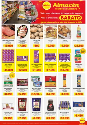 Catálogo Metro | Ofertas exclusivas para nuestros clientes | 2025-07-31T00:00:00.000Z - 2025-08-06T00:00:00.000Z