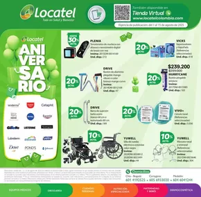 Catálogo Locatel en Buga | Volante Locatel | 2025-08-01T00:00:00.000Z - 2025-08-15T00:00:00.000Z