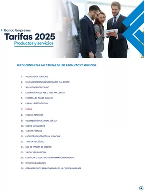 Catálogo Banco de Occidente en Armenia | Tarifas para Empresas 2025 | 2025-08-04T00:00:00.000Z - 2025-12-31T00:00:00.000Z