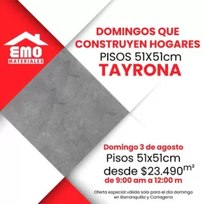 Catálogo Materiales EMO en Cartagena | Todos los Domingos | 2025-08-05T00:00:00.000Z - 2025-08-31T00:00:00.000Z
