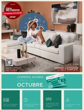 Catálogo Muebles Jamar en Pradera | Catalogo Feria del Credito | 2025-08-05T00:00:00.000Z - 2025-08-31T00:00:00.000Z
