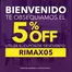 Catálogo Rimax en Suan | 5% OFF utiliza el Cupon de Descuento: RIMAX 05 | 2026-02-17T00:00:00.000Z - 2026-02-28T00:00:00.000Z