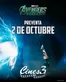 Catálogo Cines3 en San Diego | Avengers Doomsday, Preventa | 2026-09-30T00:00:00.000Z - 2026-10-02T00:00:00.000Z