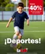 Catálogo La Cali Juguetería |  Hasta el 40% OFF en Deportes | 2026-10-30T00:00:00.000Z - 2026-11-02T00:00:00.000Z