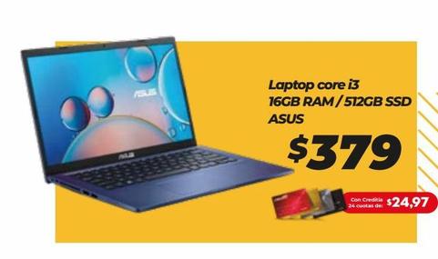Laptop core i3 16GB RAM / 512GB SSD ASUS
