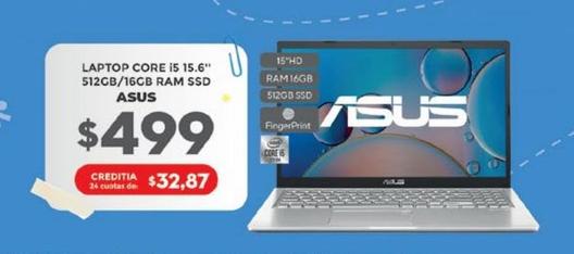 LAPTOP CORE I5 15,6" 512GB/16GB RAM SSD ASUS