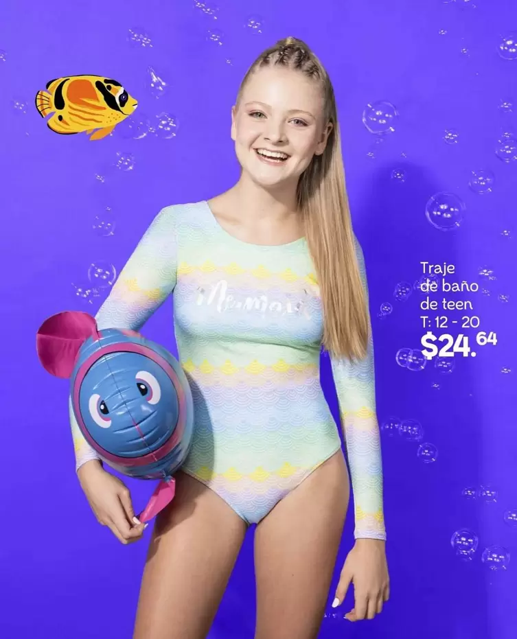 Traje de baño de teen