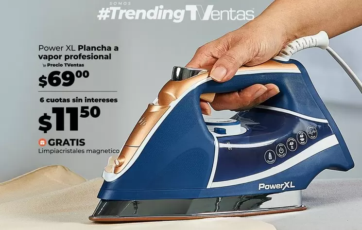 Plancha a vapor profesional