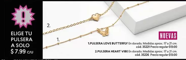 Love - PULSERA LOVE BUTTERFLY, PULSERA HEART VIBE