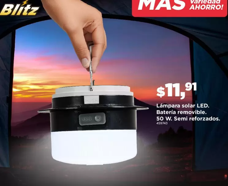 Lámpara solar LED